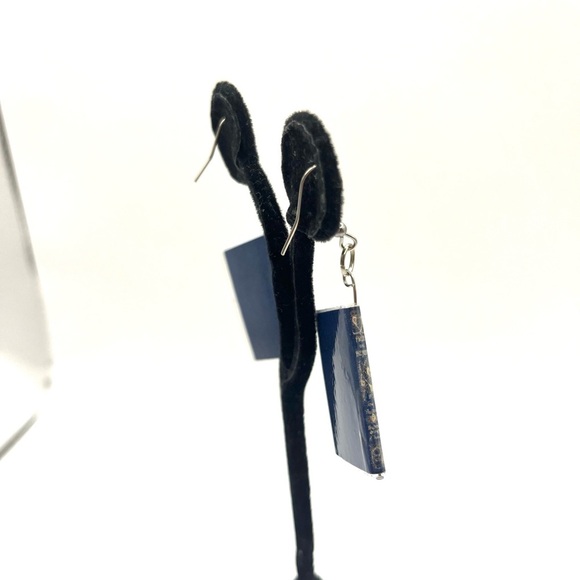 Book Earrings Jane Austen Pride and Prejudice Book Earrings in Blue Book Lovers - Picture 2 of 9